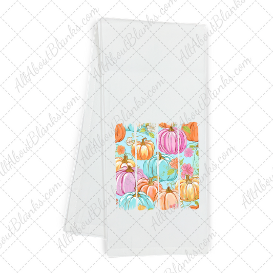 Fall Pumpkins Brushstroke Transfer