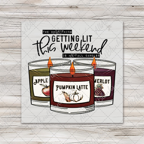 Fall Scented Candles Transfer