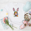 Floral Embroidery Bunny Transfer