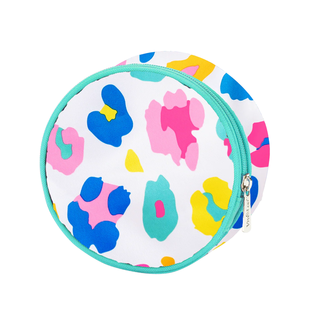 Fun Leopard Canvas Jewelry Round