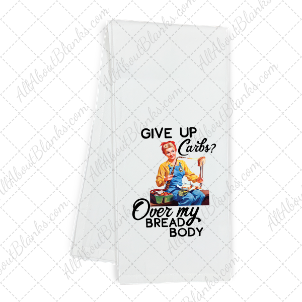 Give Up Carbs Transfer - TOWEL SIZE