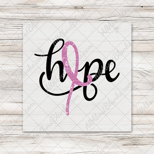 Glitter Hope Transfer - T-SHIRT SIZE