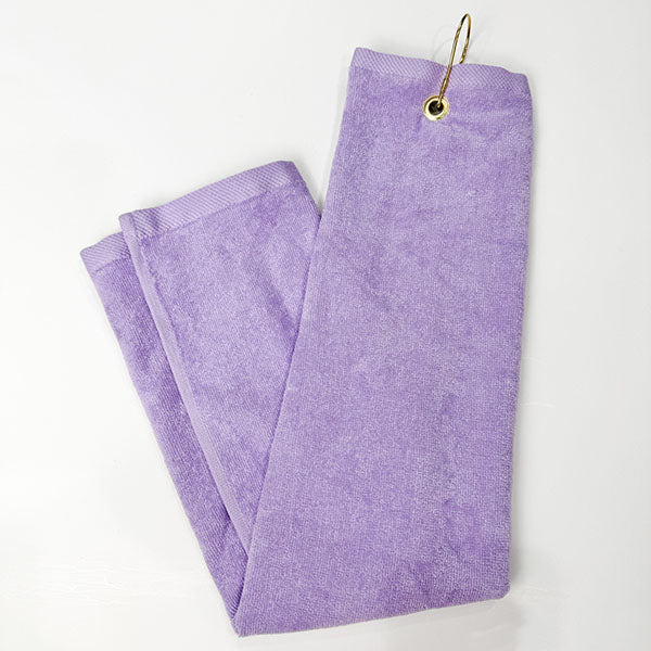 Velour Terry Golf Towel with Grommet