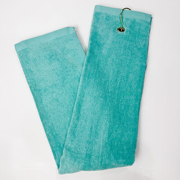 Velour Terry Golf Towel with Grommet