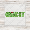 Grinchy Glitter Transfer - T-SHIRT SIZE