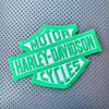 HD Bar & Shield Patch - WHITE BACKGROUND FABRIC
