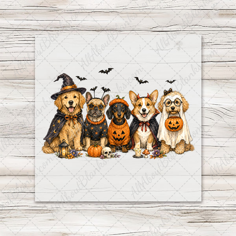 Halloween Costume Dogs Transfer