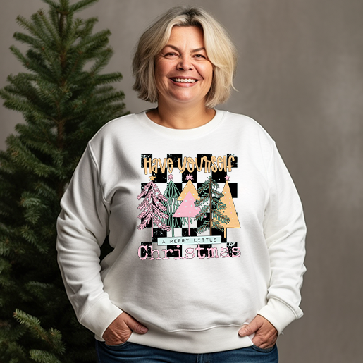 Have Yourself A Merry Little Christmas Transfer - T-SHIRT SIZE