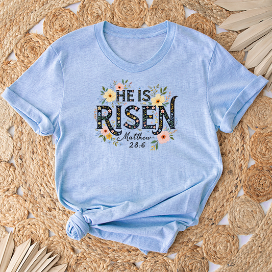 He Is Risen Transfer - T-SHIRT SIZE