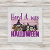 Herd It Was Halloween Transfer