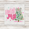 Holly Jolly Coquette Christmas Transfer - T-SHIRT SIZE