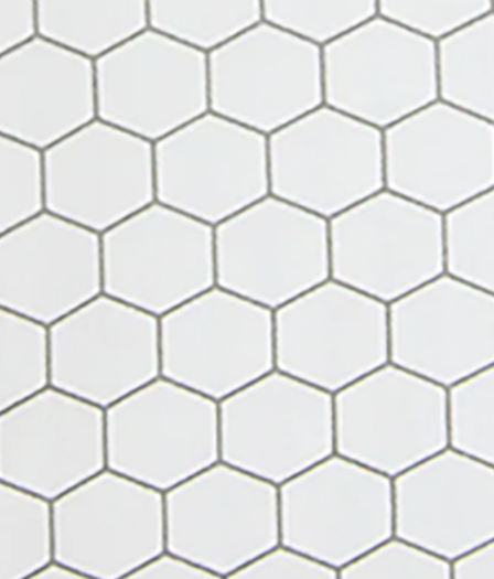 Honeycomb Print Kitchen Towel - Grey