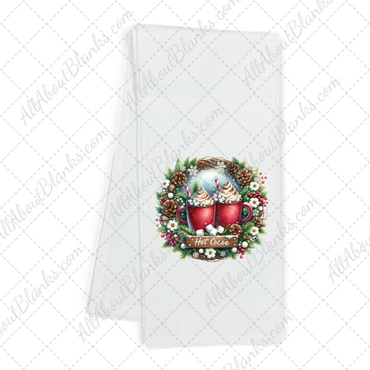 Hot Cocoa Wreath Transfer