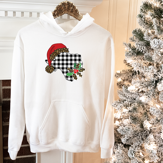 Houndstooth Texas Christmas Transfer - T-SHIRT SIZE