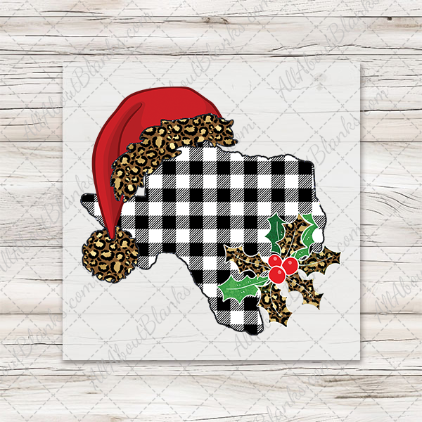 Houndstooth Texas Christmas Transfer - T-SHIRT SIZE