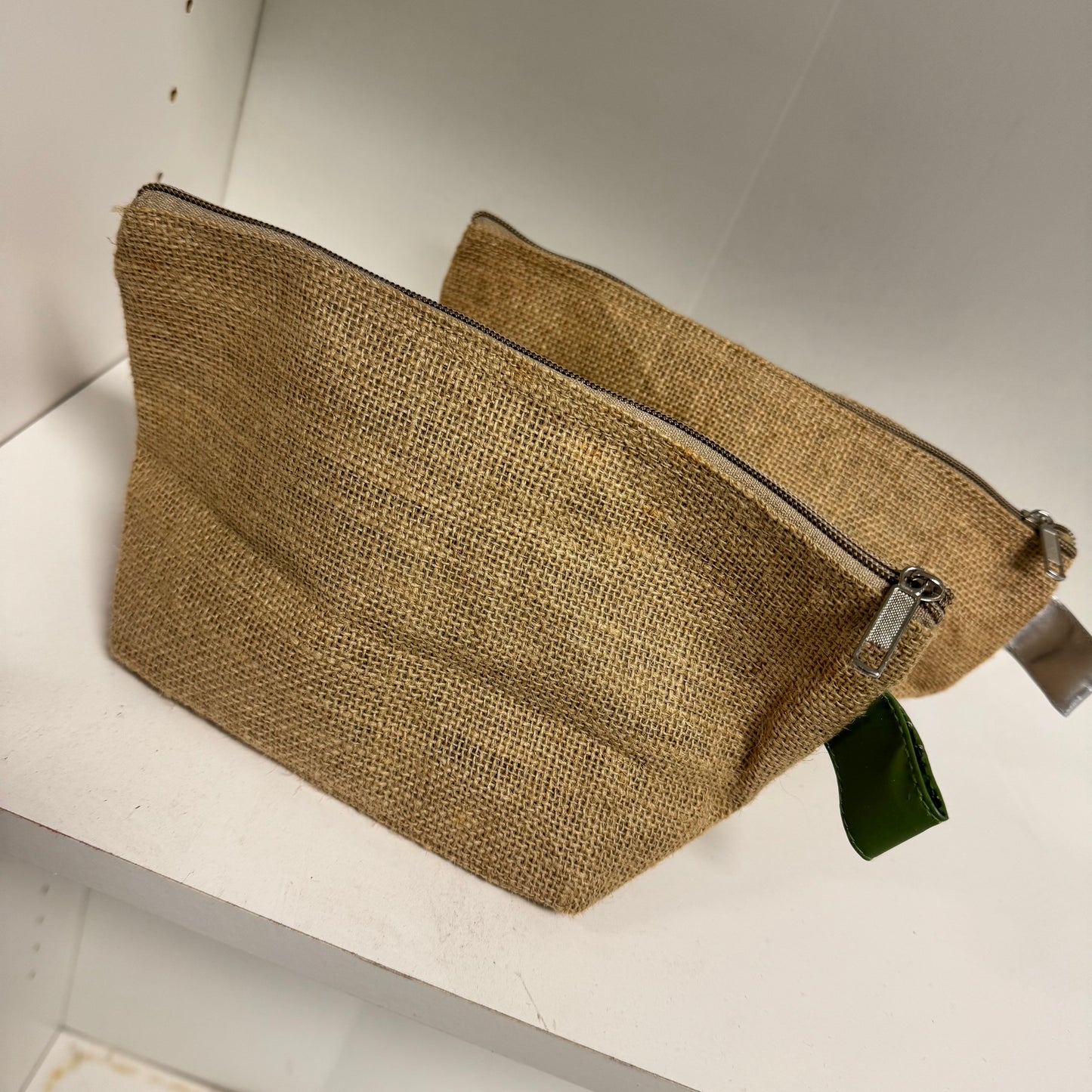Jute Zipper Bag