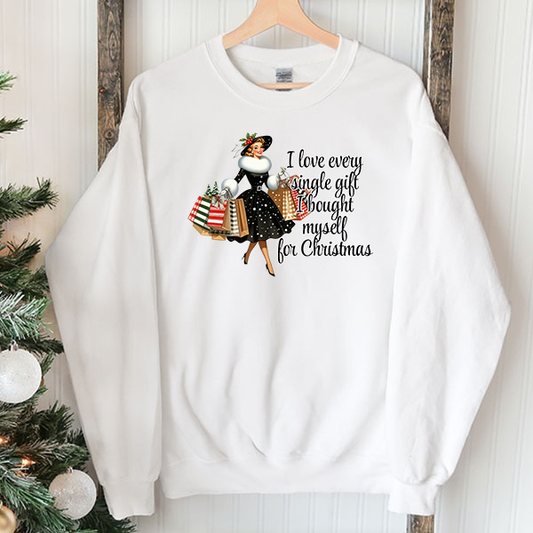 I Love Every Single Gift I Bought Myself Transfer - T-SHIRT SIZE