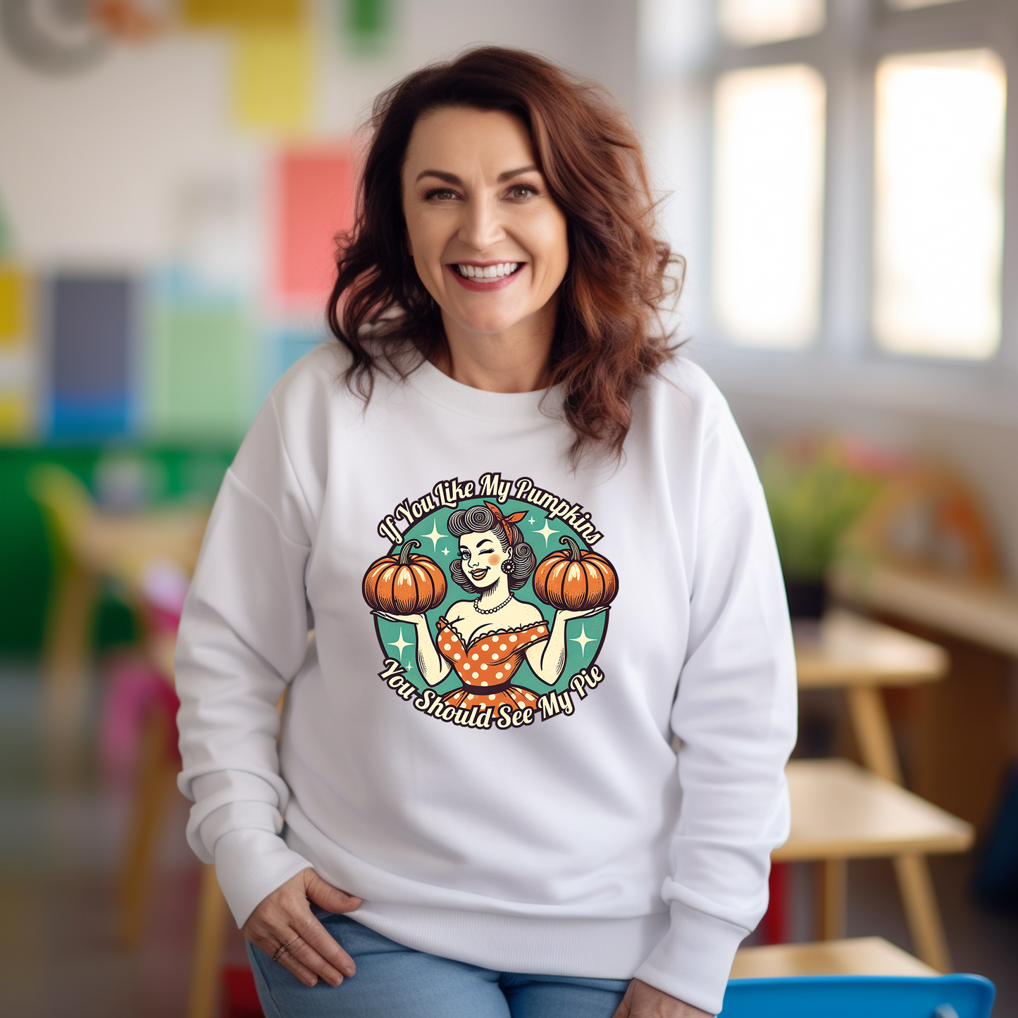 If You Like My Pumpkins Transfer - T-SHIRT SIZE