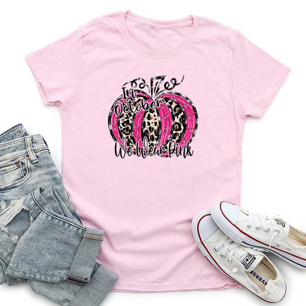 In October We Wear Pink Transfer