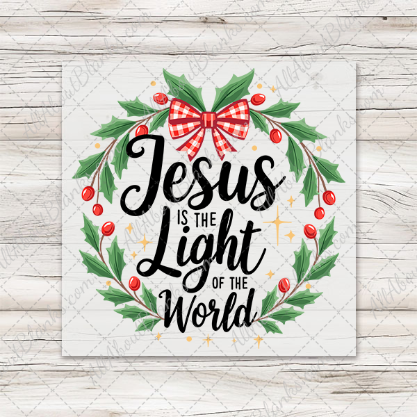 Jesus Is The Light Transfer - T-SHIRT SIZE