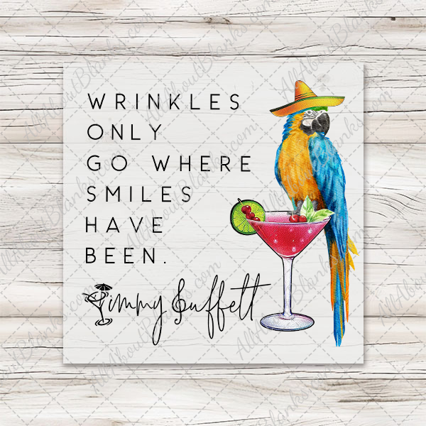 Jimmy Buffett Wrinkles & Smiles - T-SHIRT SIZE