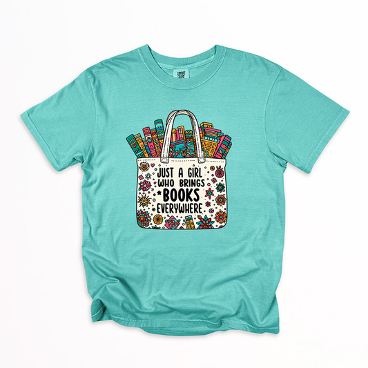 Just A Girl Who Brings The Books Everywhere Transfer