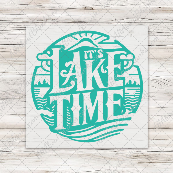 Lake Time Circle T-Shirt Transfer