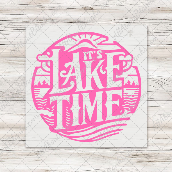 Lake Time Circle T-Shirt Transfer