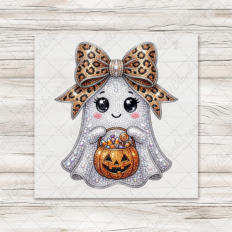 Little Rhinestone Ghost Transfer