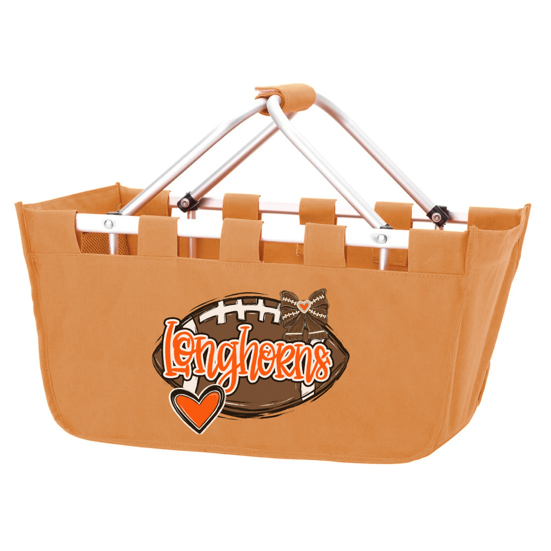 Market Tote - Longhorn Burnt Orange