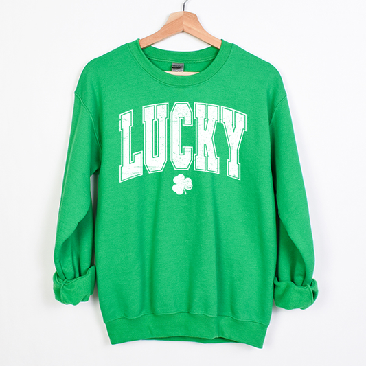 Varsity Lucky DTF Transfer - T-SHIRT SIZE