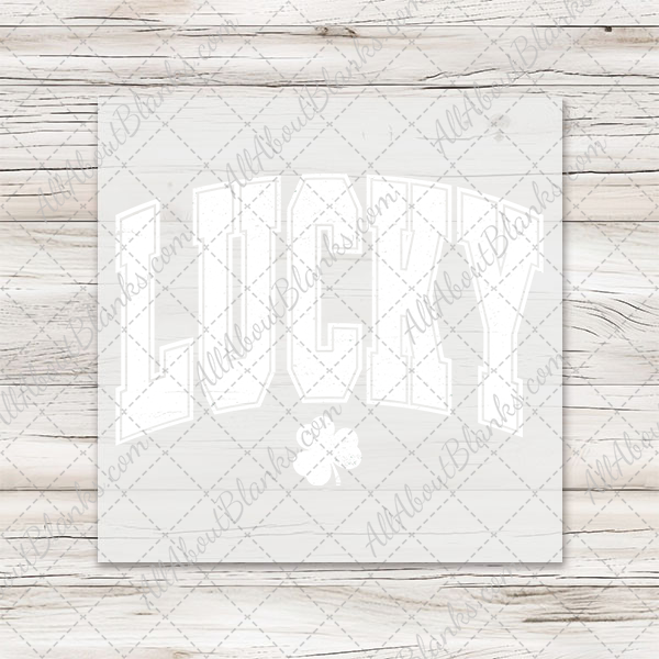 Varsity Lucky DTF Transfer - T-SHIRT SIZE