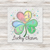 Lucky Charm Watercolor Transfer