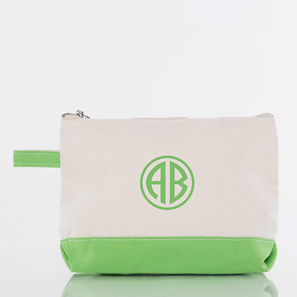 Canvas Zippered Make-Up Bag