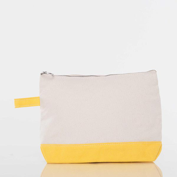 Canvas Zippered Make-Up Bag