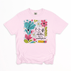 Math Teacher Floral Transfer - T-SHIRT SIZE