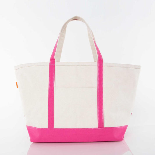 Medium Boat Tote - Hot Pink