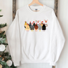 Merry Christmas Chickens Transfer - T-SHIRT SIZE
