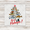 Merry Fishmas Christmas Tree Transfer - T-SHIRT SIZE