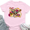 Mexican Skull Sombrero Transfer