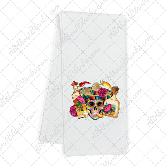 Mexican Skull Sombrero Transfer