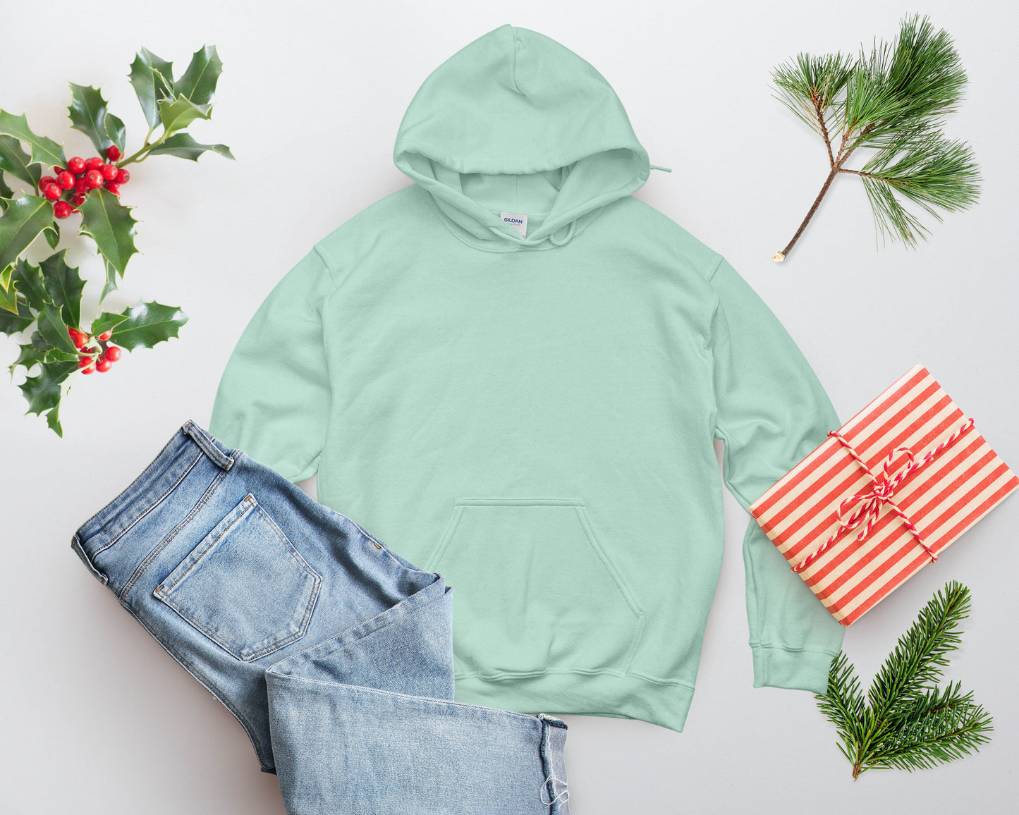 Just Hoods Pullover Hoodie - Peppermint