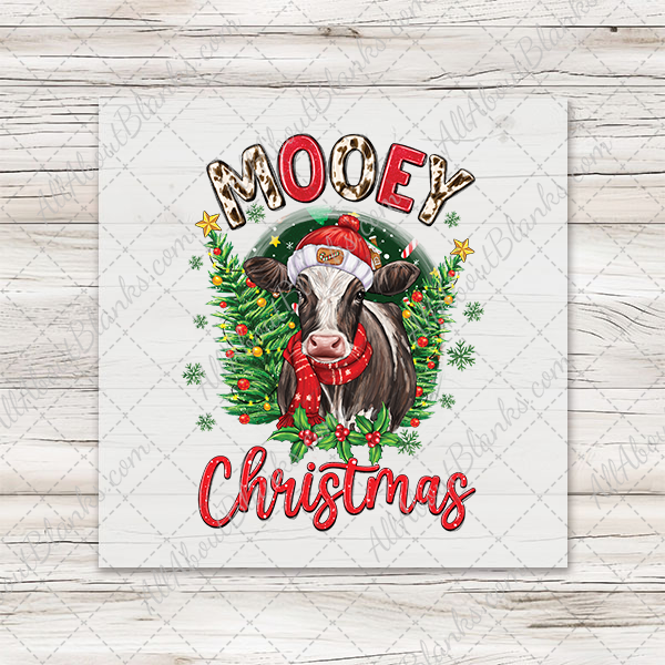 Mooey Christmas Cow Transfer