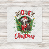 Mooey Christmas Cow Transfer - T-SHIRT SIZE