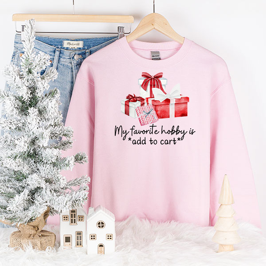 My Favorite Hobby Is Add To Cart Transfer - T-SHIRT SIZE