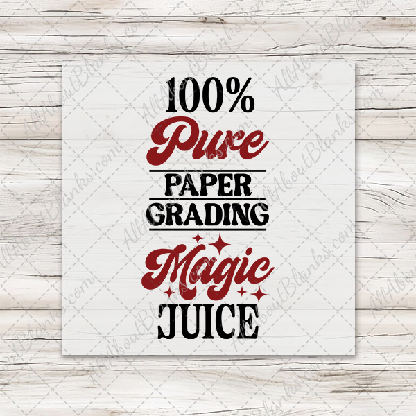 Paper Grading Juice Transfer