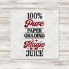 Paper Grading Juice Transfer