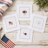 Patriotic Tea Party 1 - COCKTAIL NAPKIN SIZE