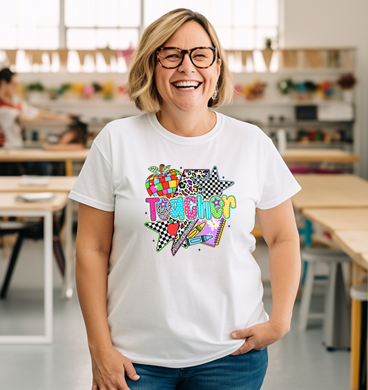 Preppy Teacher T-Shirt Transfer