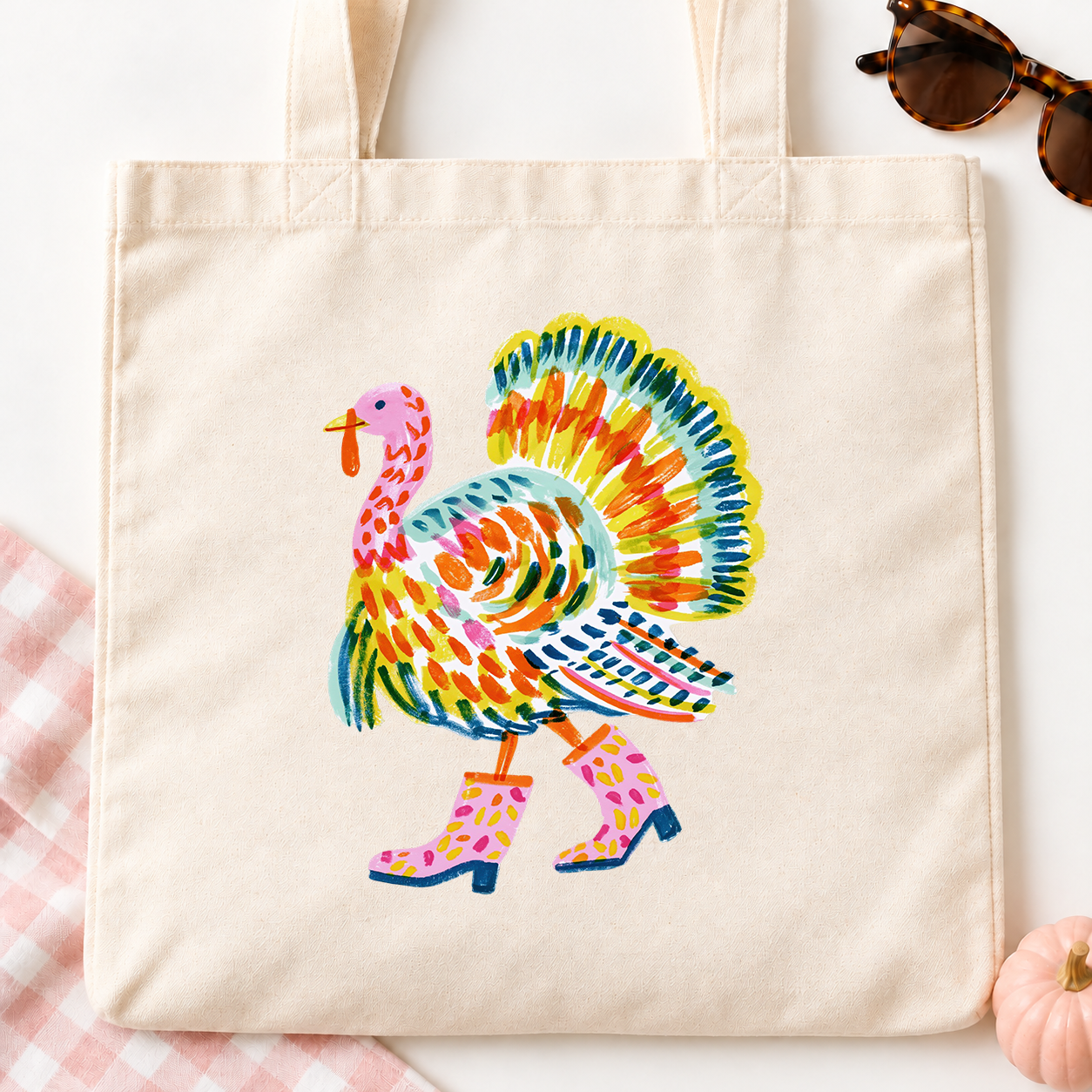 Preppy Turkey Transfer - T-SHIRT SIZE